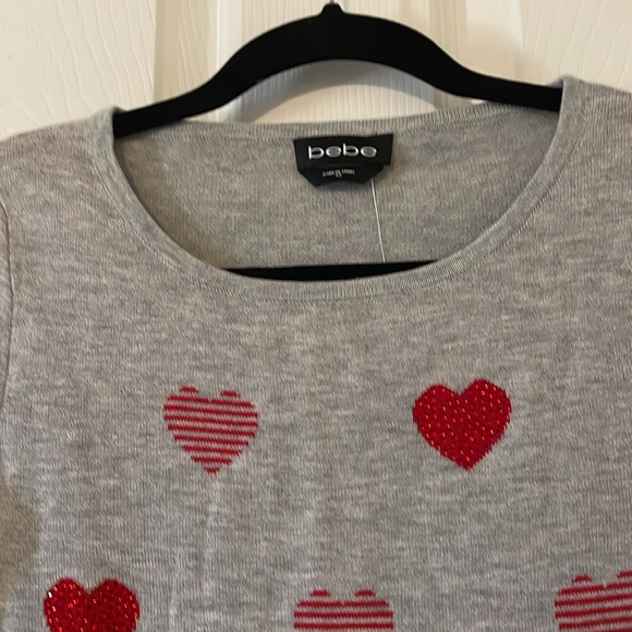 bebe Mirror Heart Sweater - Picture 3 of 8